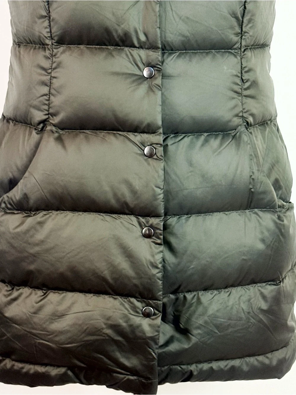 💋lululemon athletica Olive Quilted Down Vest size 6